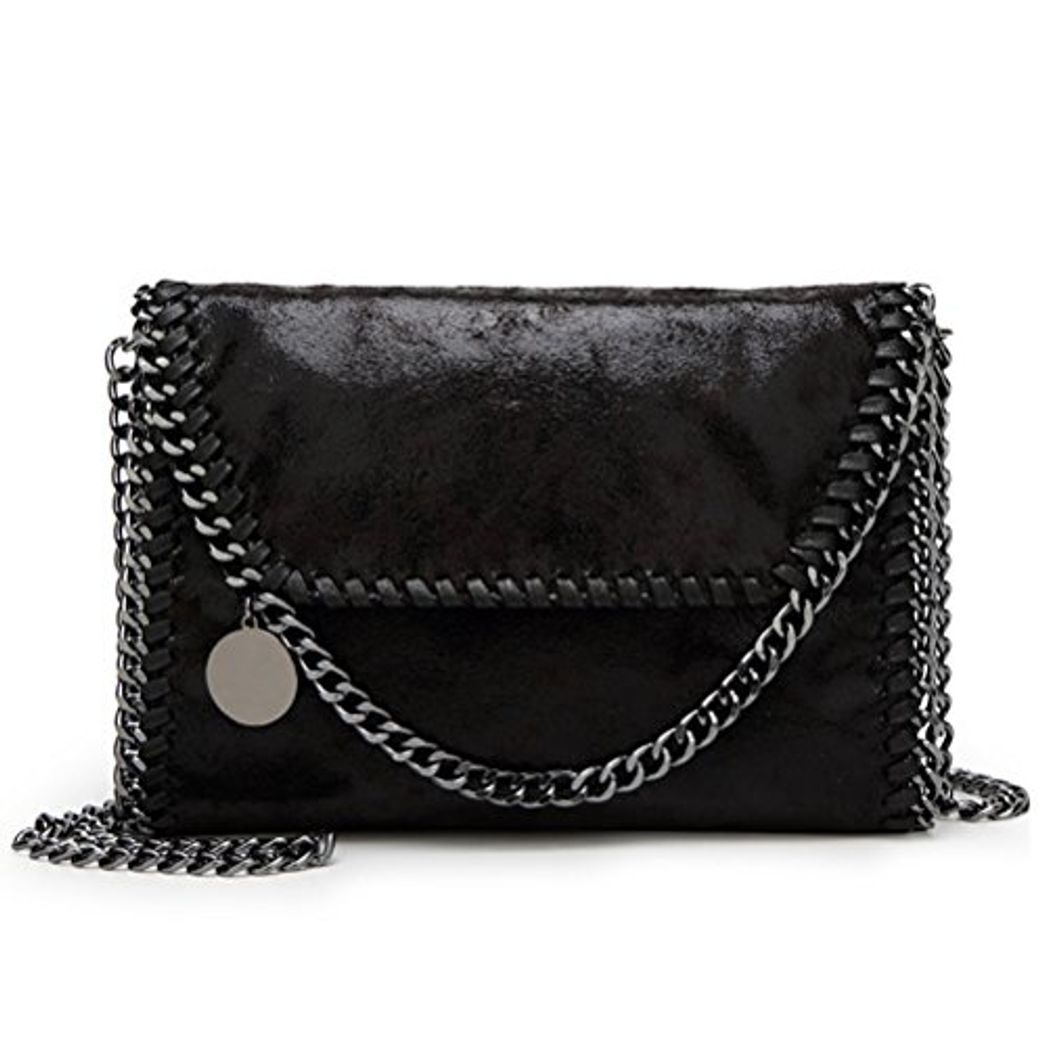 Producto Valleycomfy bolso de mujer elegante bolso de hombro correa de cadena metálica