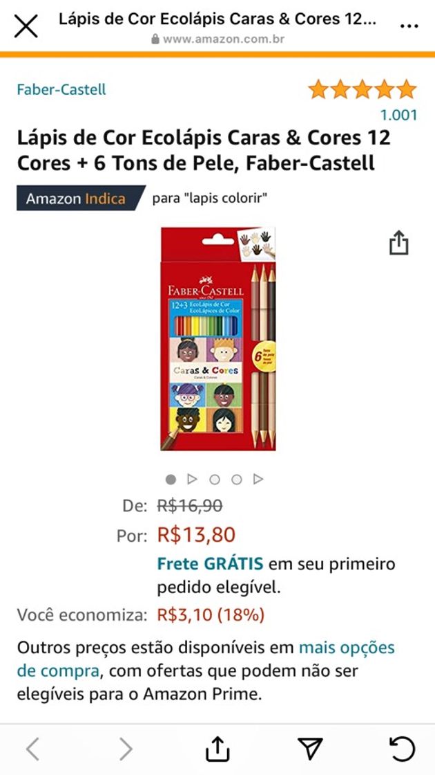 Fashion Lápis de cor Faber Castell 