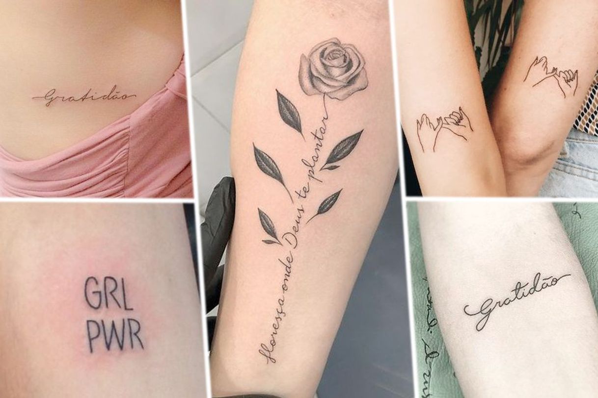 Moda Tatuagens inspirações 