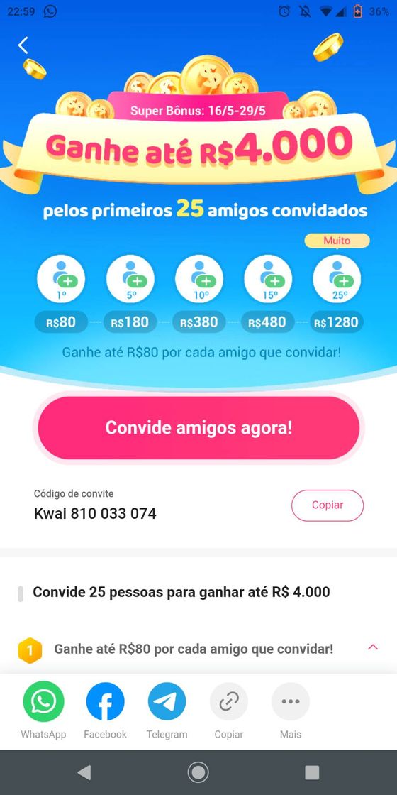 Moda meu código do kwai para vocês ganharem 4 mil: Kwai810033074