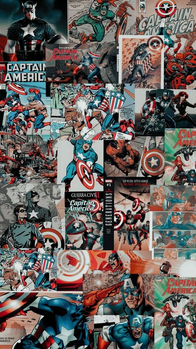 Social wallpaper Capitão América
