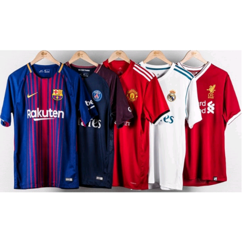 Social Kit com cinco camisas brasileiras e internacionais monte seu kit