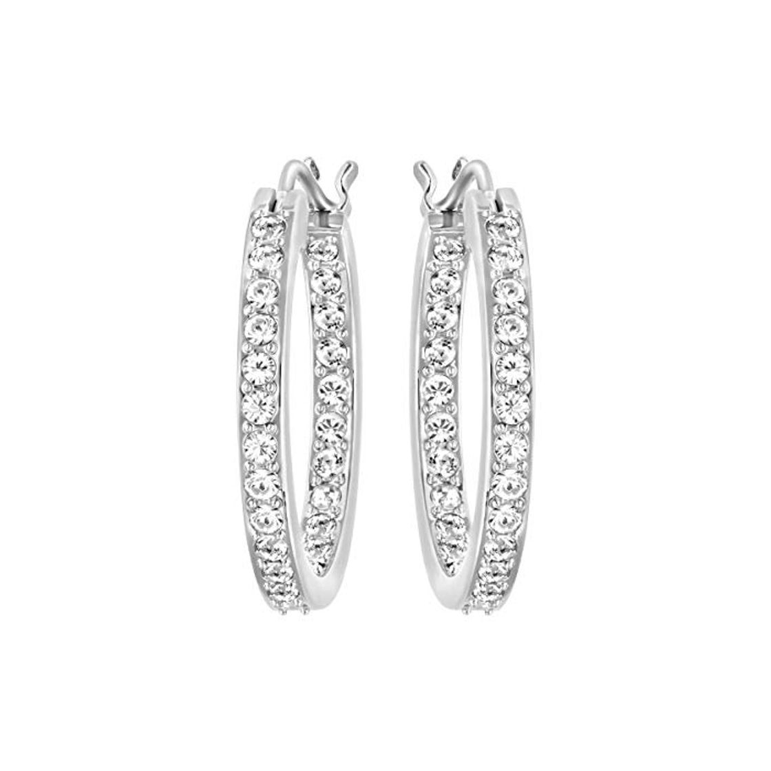 Social Swarovski Pendientes de aro Sommerset