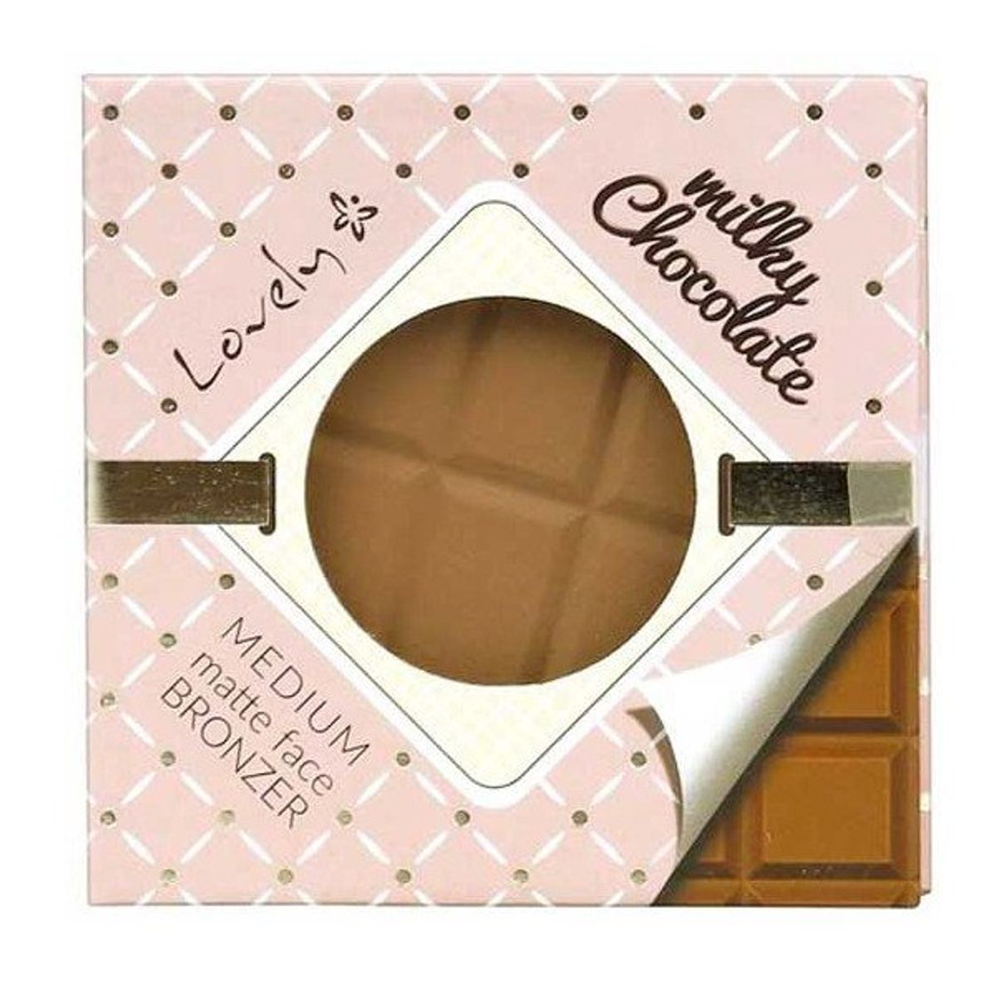 Fashion Milky Chocolate Powder Polvos Bronceadores Matte Lovely Makeup