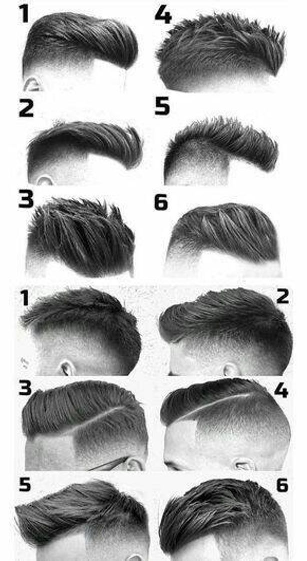 Fashion Cabelo masculino