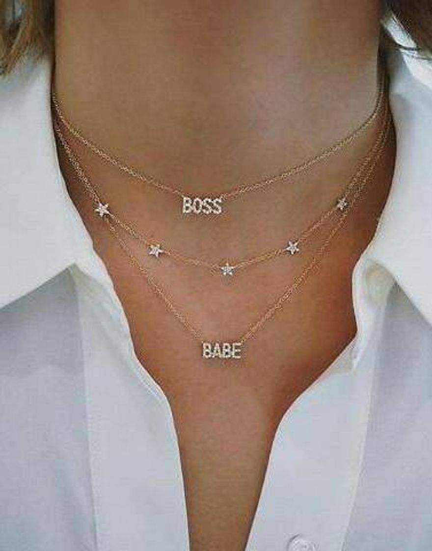 Moda •Colar Boss Babe•