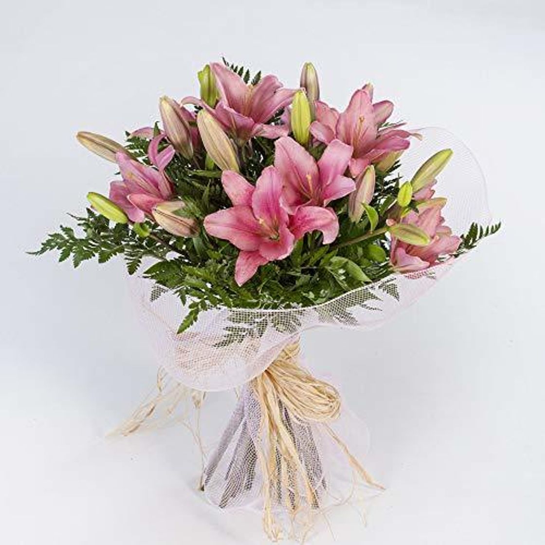 Place REGALAUNAFLOR-Ramo de lilium rosa-FLORES NATURALES- ENVIO EN 24 HORAS DE LUNES A