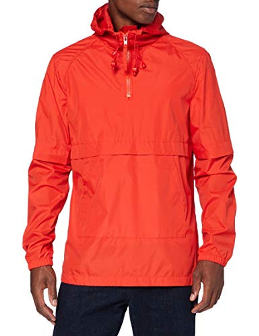 Moda Marca Amazon - find. Cortavientos Hombre, Rojo