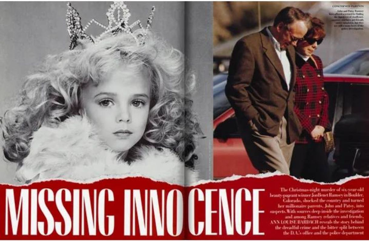 Fashion Caso JonBenét Ramsey