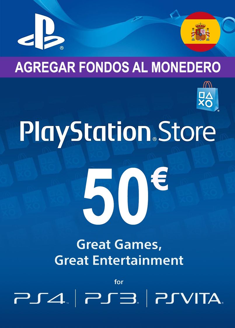 Moda Tarjeta PlayStation Network 50€