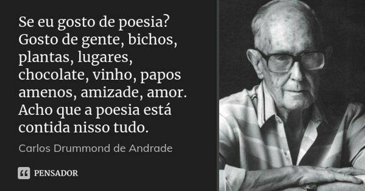 Fashion Carlos Drummond de Andrade 