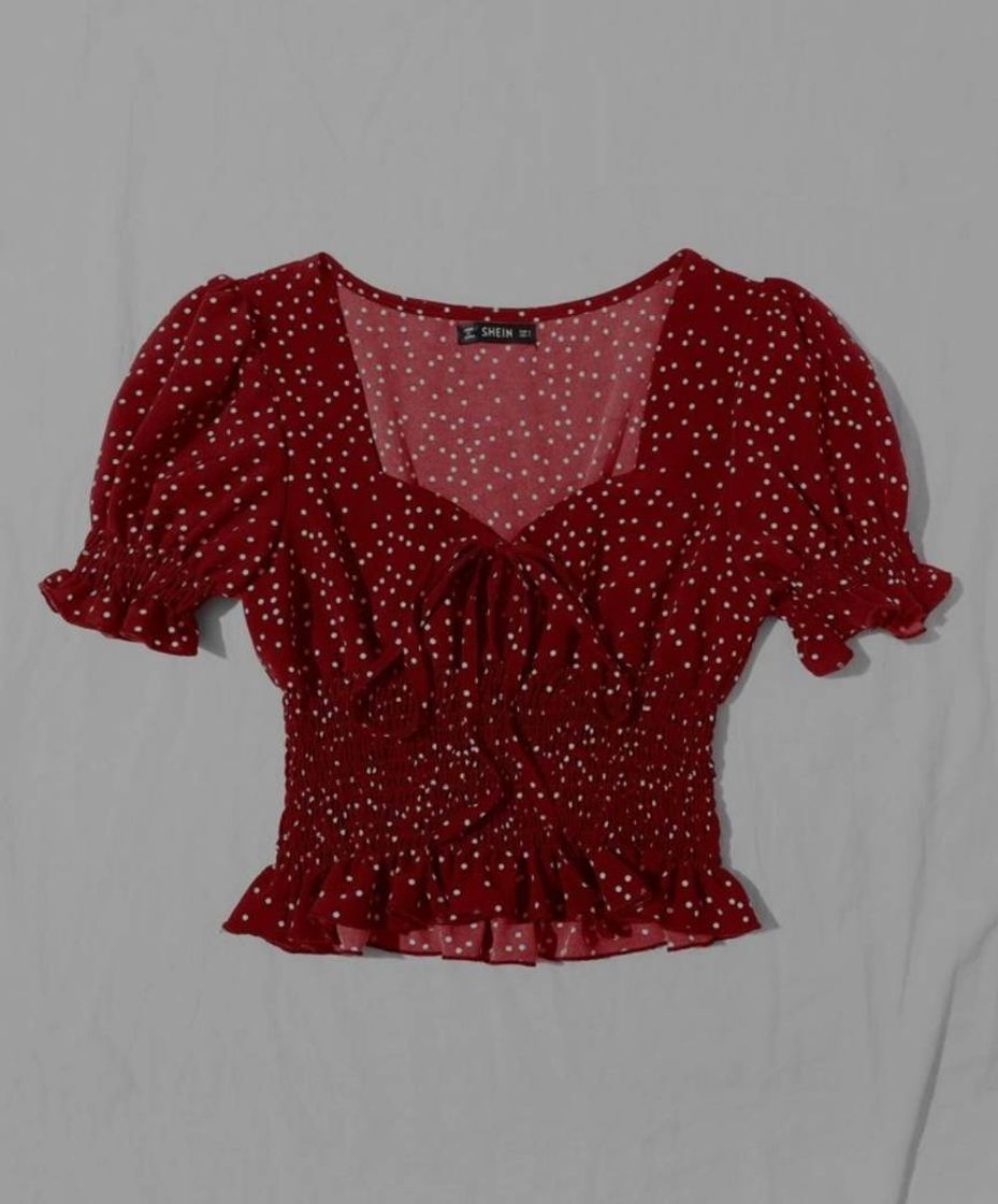 Moda blusinha petit poa