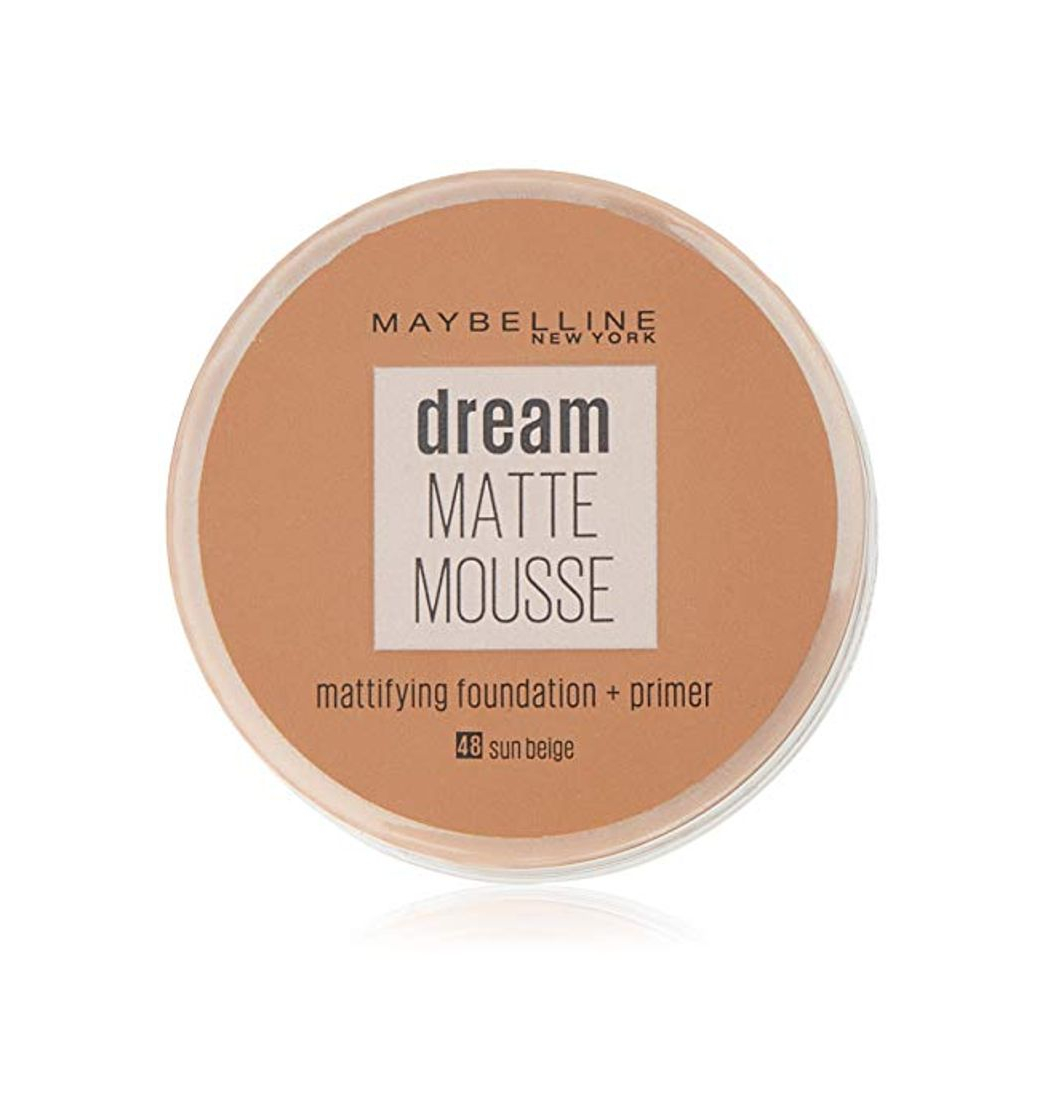 Belleza Maybelline Dream Matte Mousse 48 Beige ensoleillé - base de maquillaje