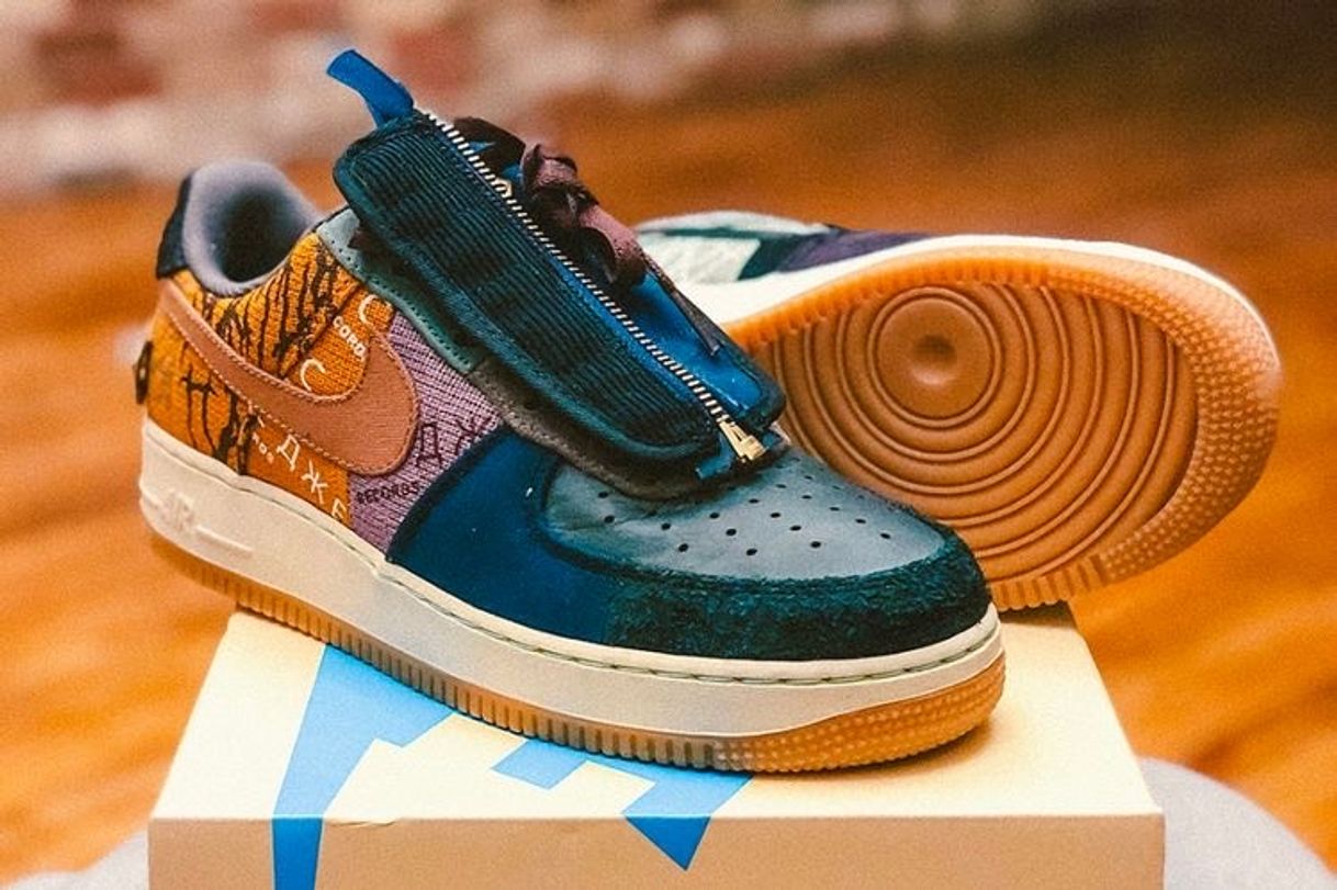 Fashion Nike Air Force 1 Low Travis Scott Cactus Jack