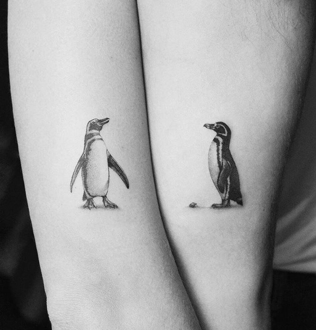 Fashion Penguins Tattoo 