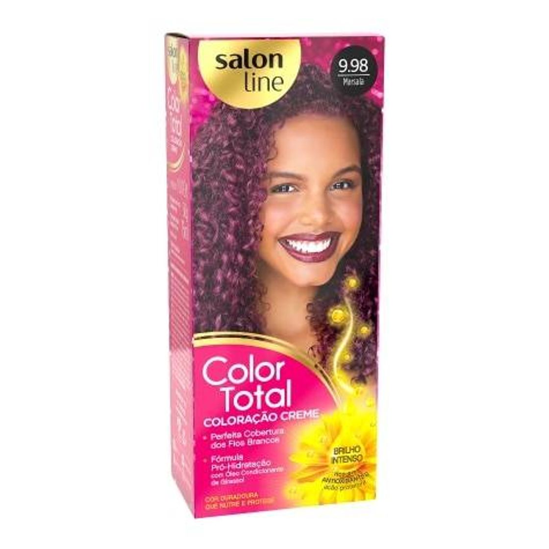 Fashion Coloração creme Color Total 9.98 Marsala Salon Line