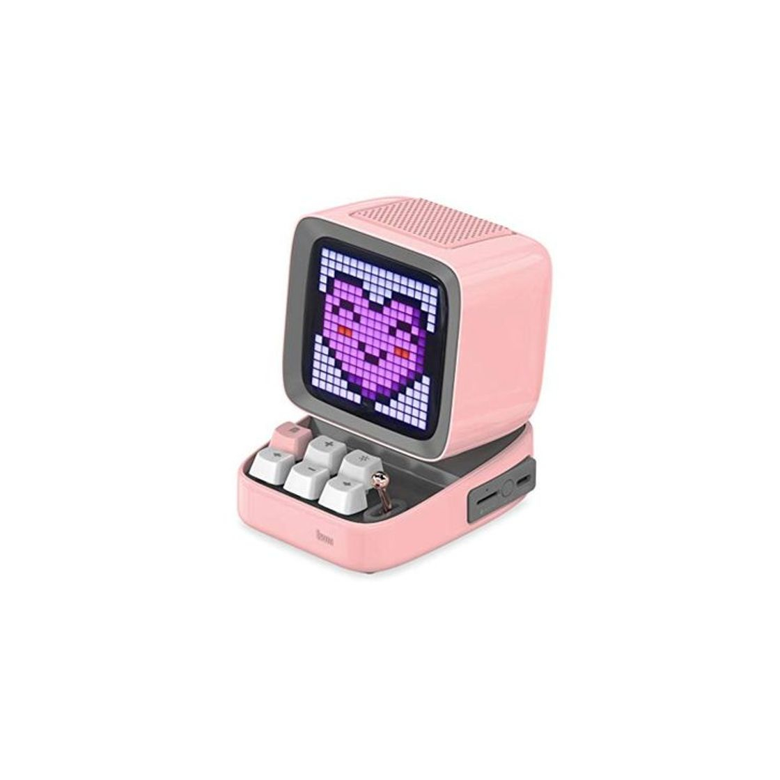 Social Divoom Ditoo Pixel Art Altavoz Bluetooth Multifuncional, Altavoz portátil Retro con Pantalla
