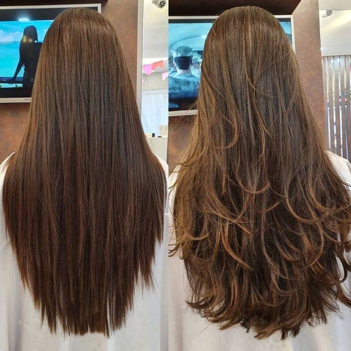 Moda Antes e depois do corte