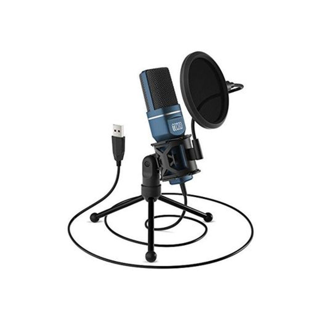 Social TONOR Micrófono PC Micrófono de Condensador Computadora USB Plug & Play con