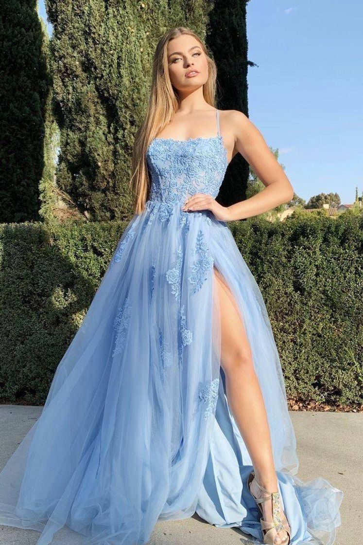 Fashion Blue Dress