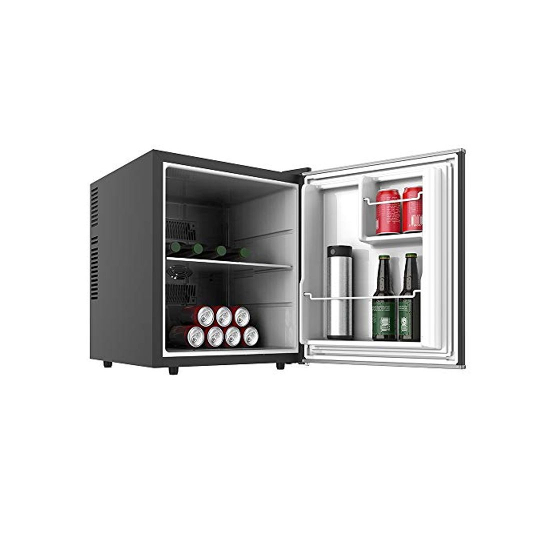 Social Cecotec mini bar GrandCooler 10000 Silent Black, de 46 L de capacidad,