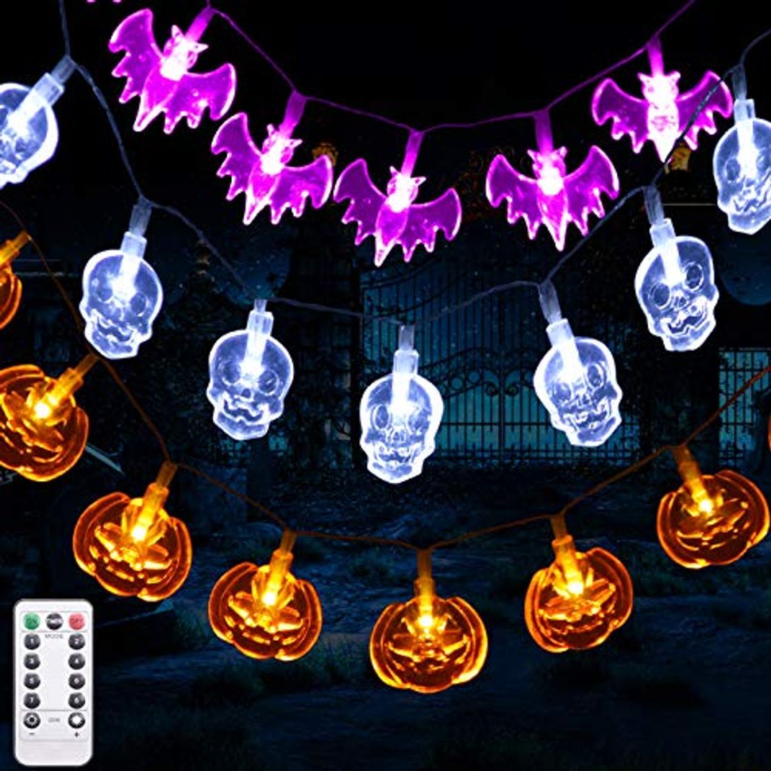 Social Luces de Cadena de Decoración de Halloween