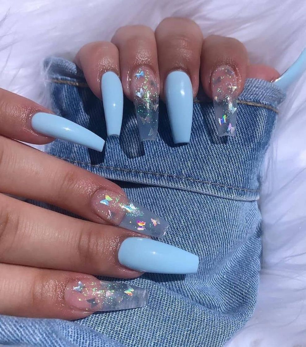 Moda Blue nails