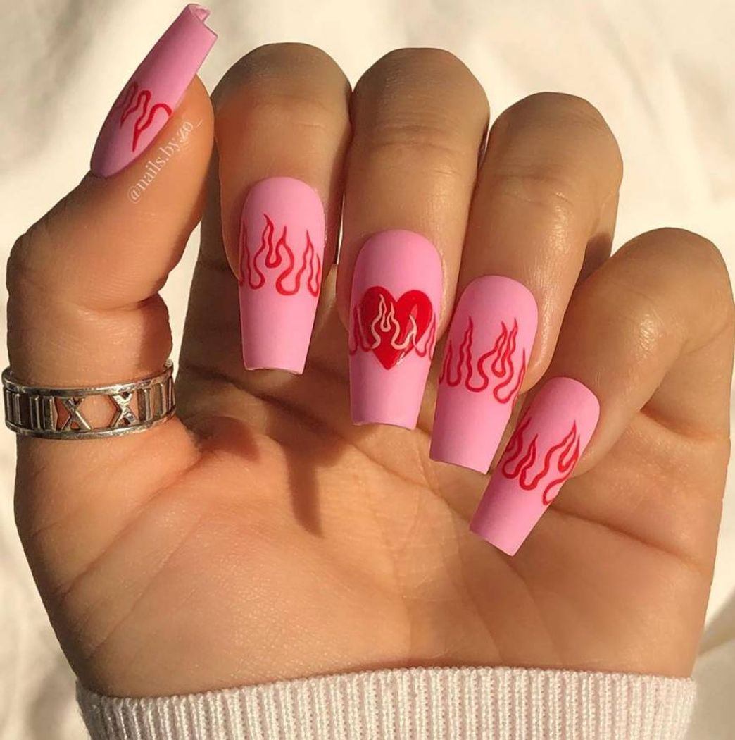 Fashion Pink nails