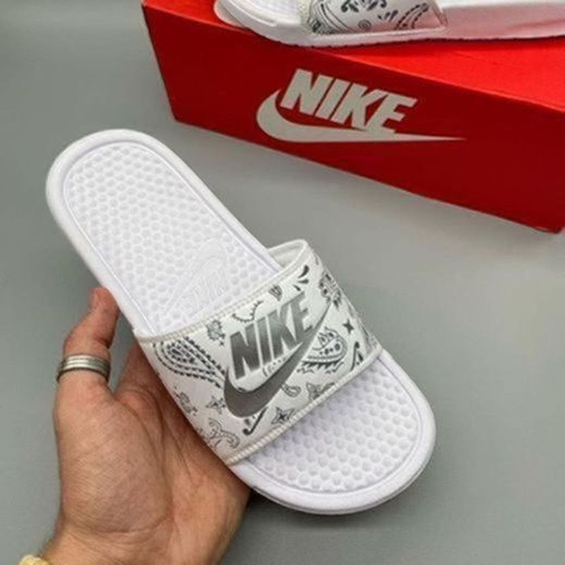 Moda Chinelos Nike Personalizados