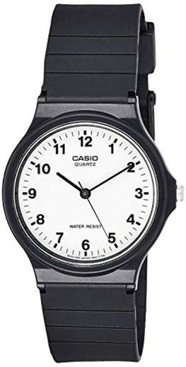 Casio Reloj Analógico para Hombre de Cuarzo con Correa en Resina MQ-24-7BLLGF