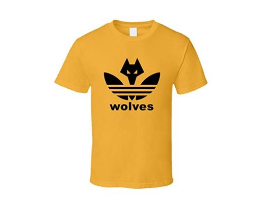 YILUFA Wolverhampton Wanderers Fc Logo Mashup - Camiseta de fútbol