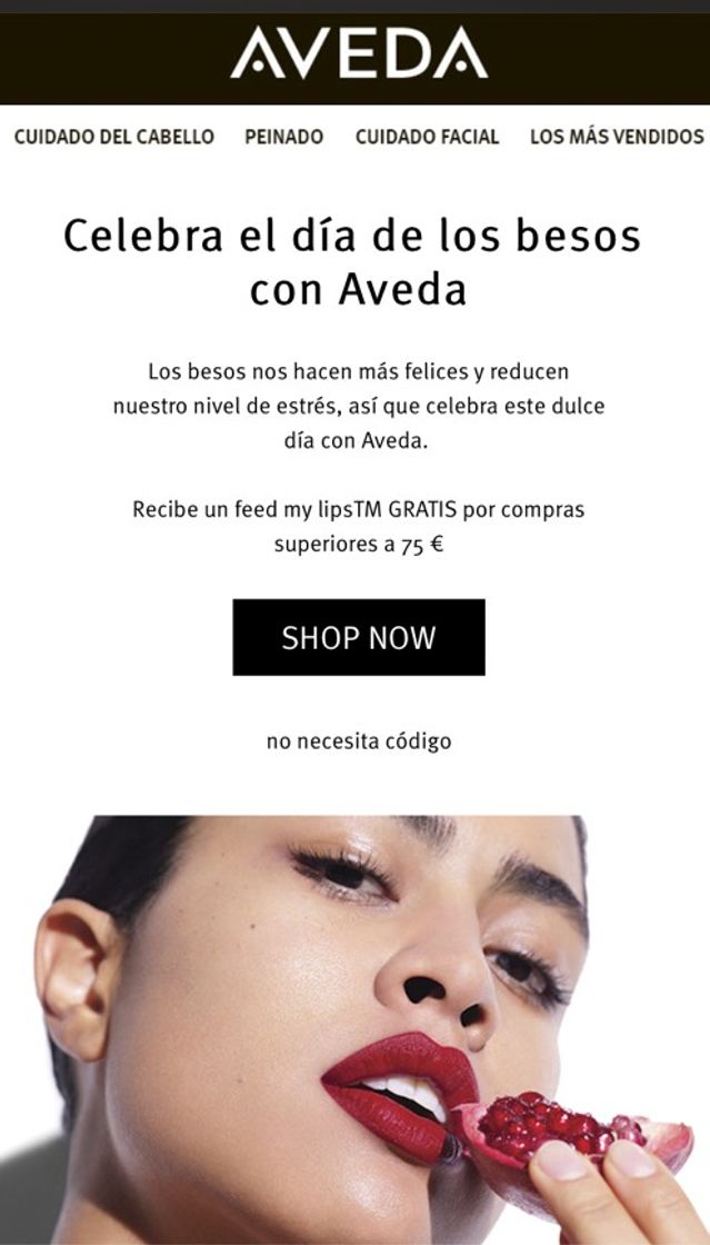 Producto Oferta Aveda solo hoy