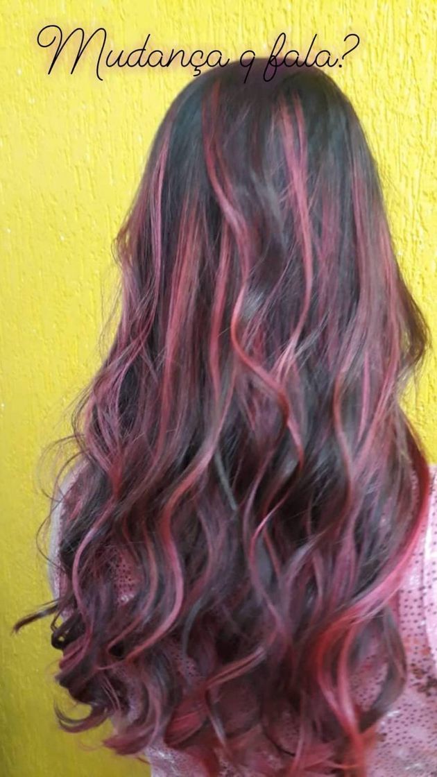 Moda Cabelo cor de rosa