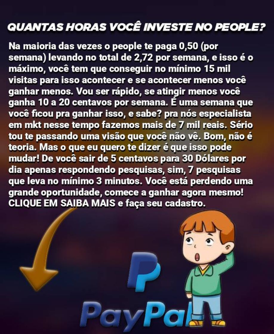 Moda Quanto tempo você fica no people? Transforme isso em money💸