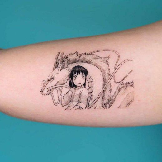 tatoo inspirada em anime. 