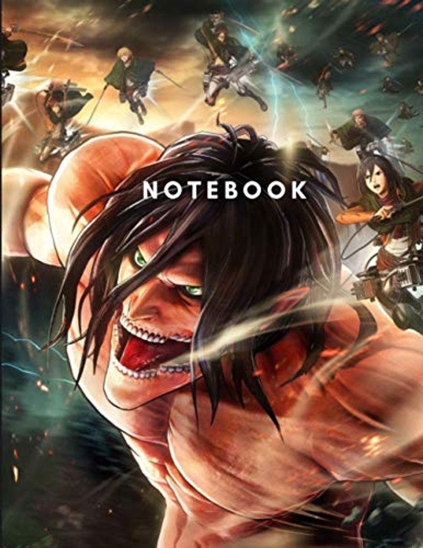 Books Sketch Book: Attack on titan Notebook for Drawing, Doodling or Sketching for