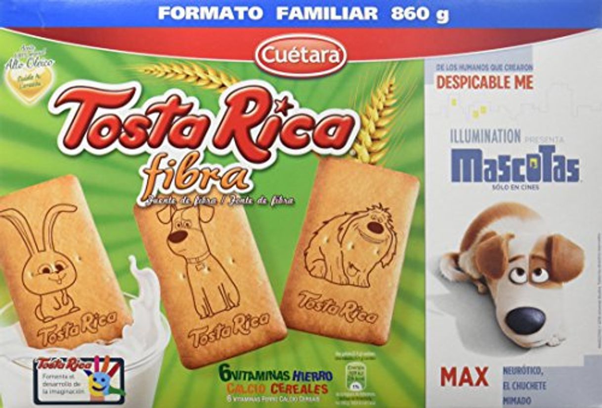 Producto Tosta Rica Fibra Caja De Galletas - Paquete de 9 x 95.56