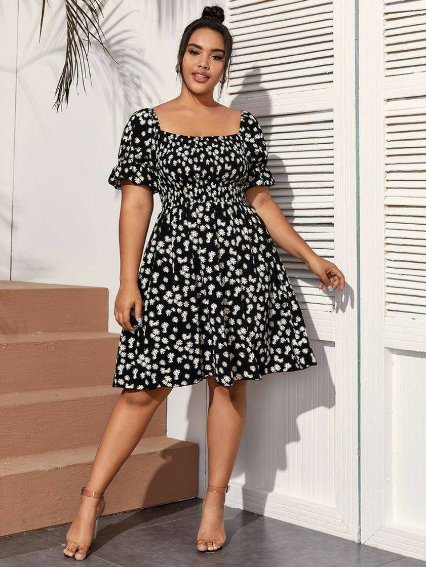 Fashion Vestido Plus size