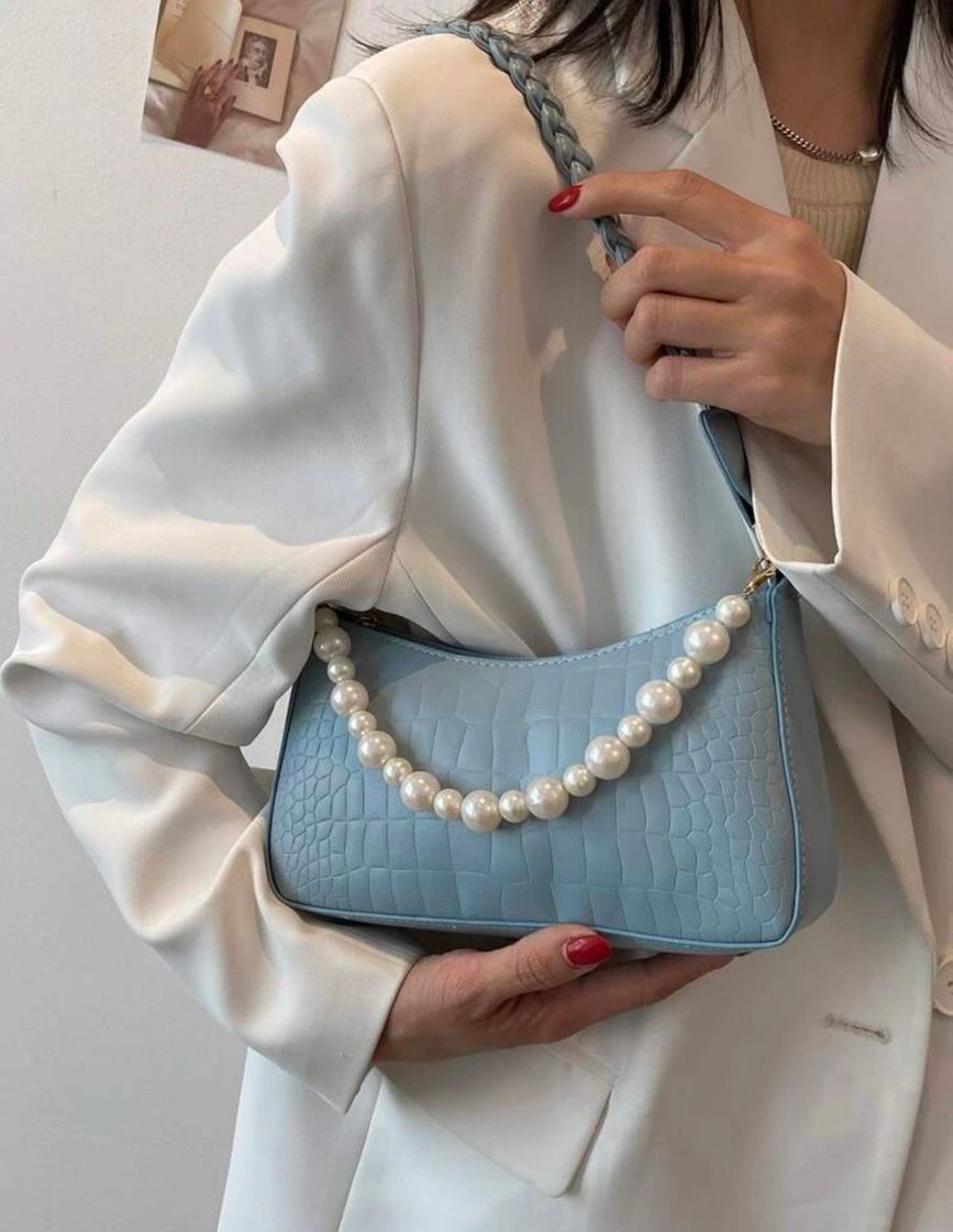 Social Bolso azul celeste