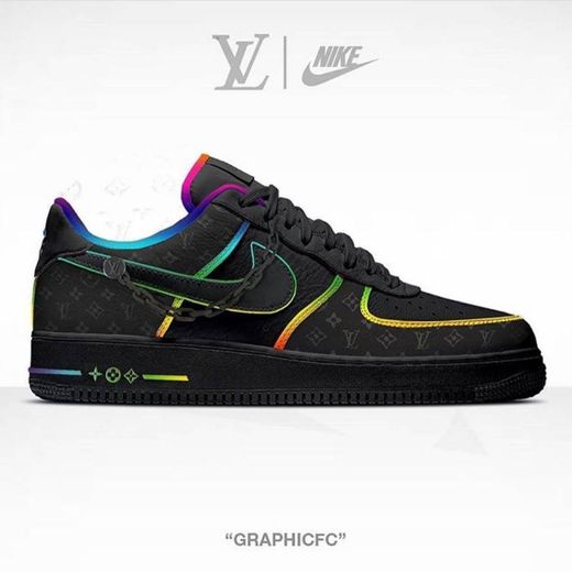 Air Force 1 Customized Louis Vuitton 