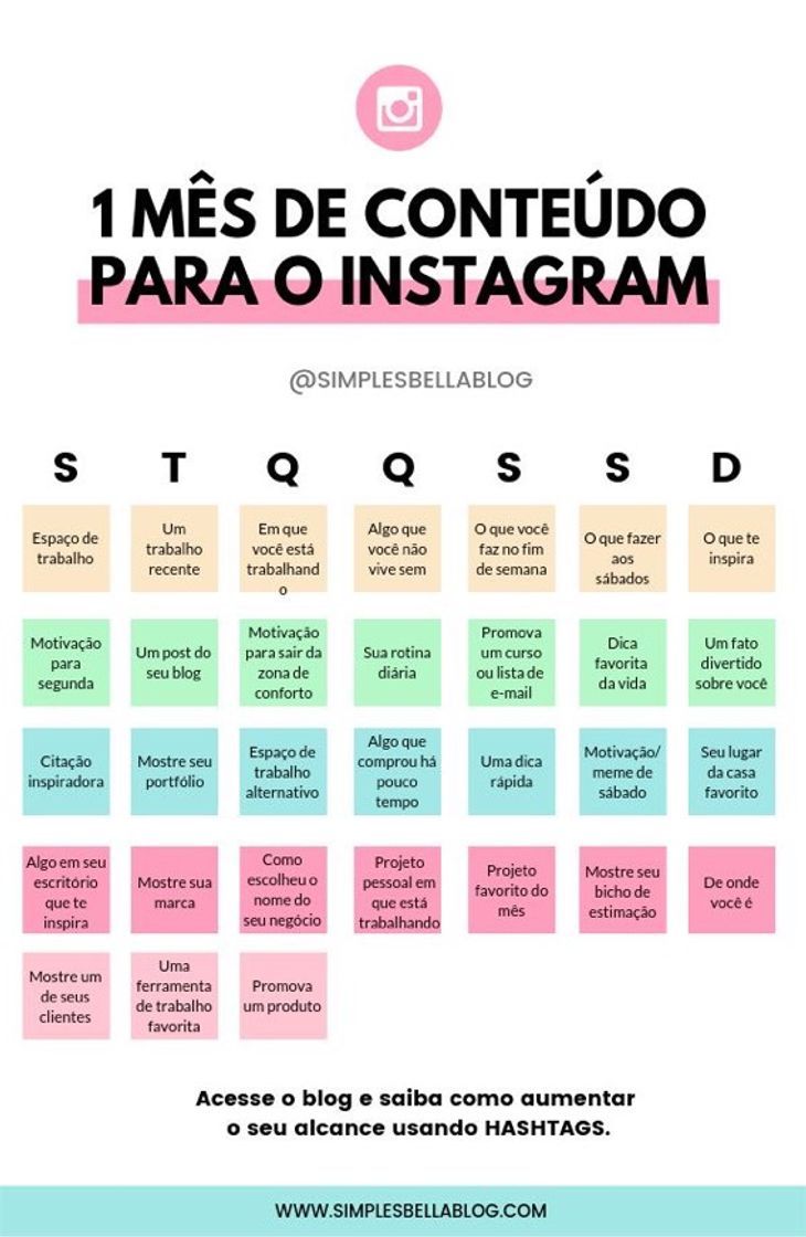 Social Conteúdo pro Instagram 