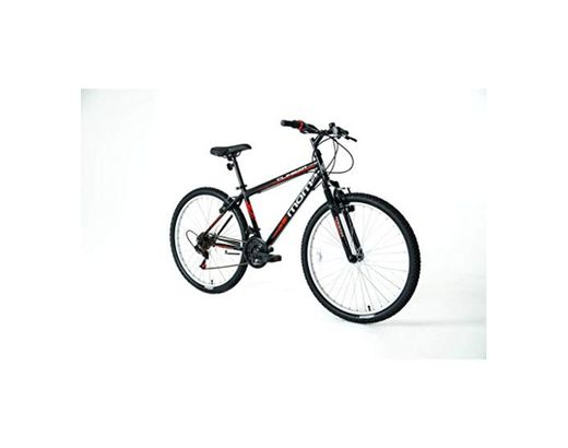 Moma Bikes Bicicleta Montaña MTB26 CLIMBER, 21vel, frenos V-Brake, llantas de aluminio,