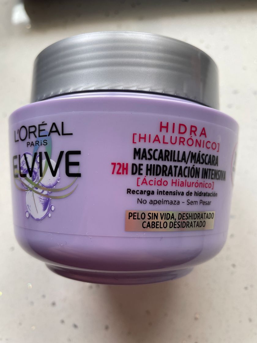 Product Mascarilla 72h de hidratación Ácido Hialurónico Loreal Elvive