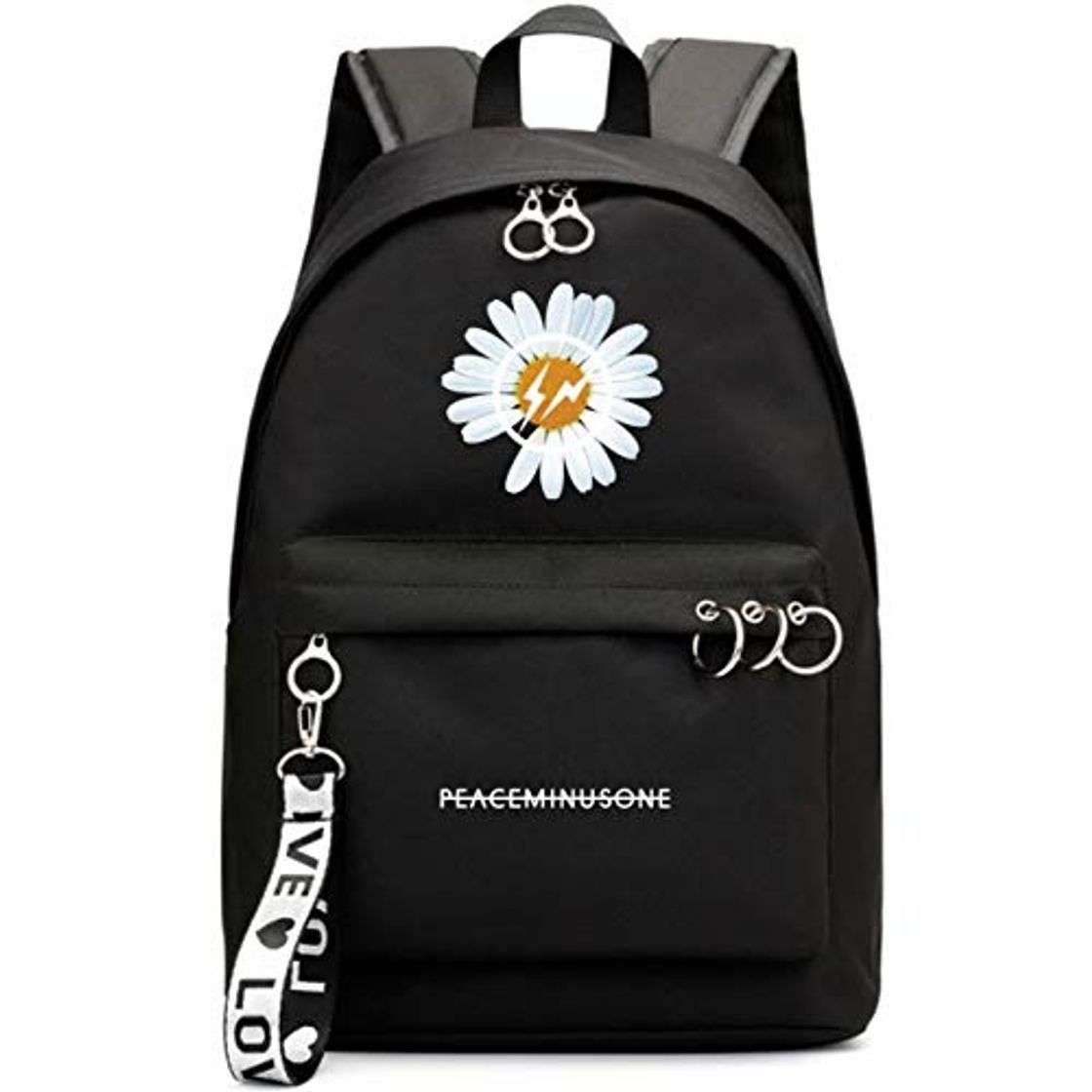 Fashion KPOP G-Dragon Mochila Bolsa de Regalo Mercancía Bolsa para Computadora Portátil Escuela