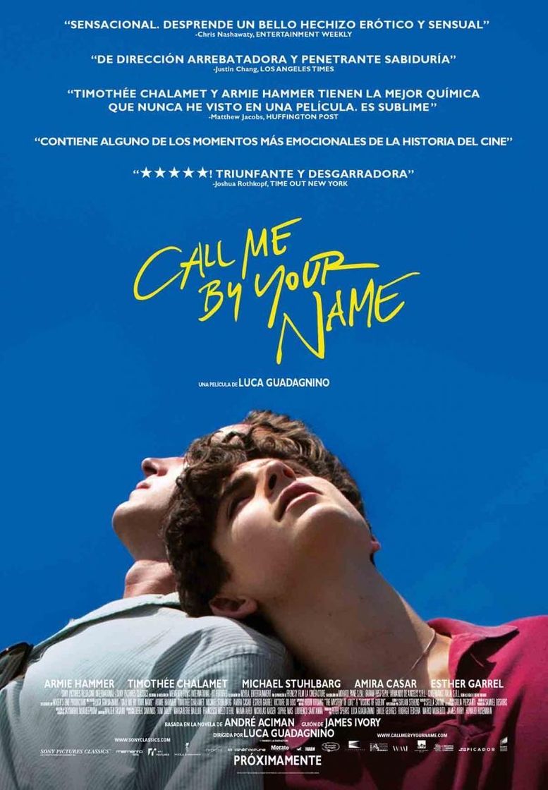 Serie Call me by your name