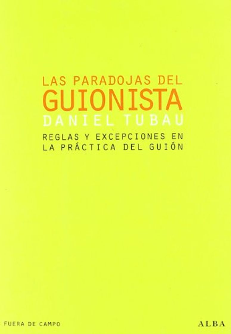 Book Paradojas del guionista