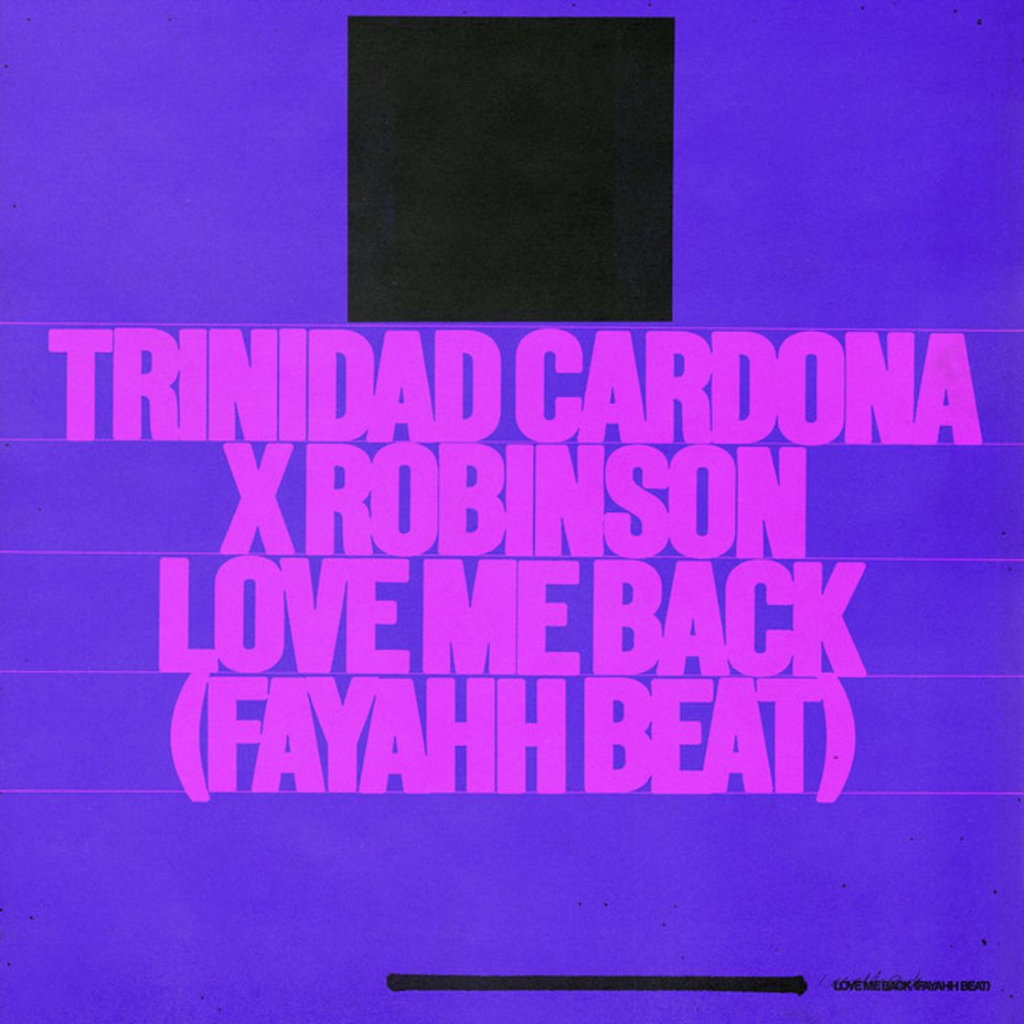 Canción Love Me Back (Fayahh Beat)