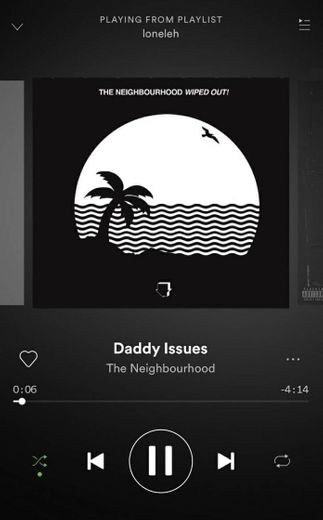 Música: The neighbourhood-daddy issues (slowed)
