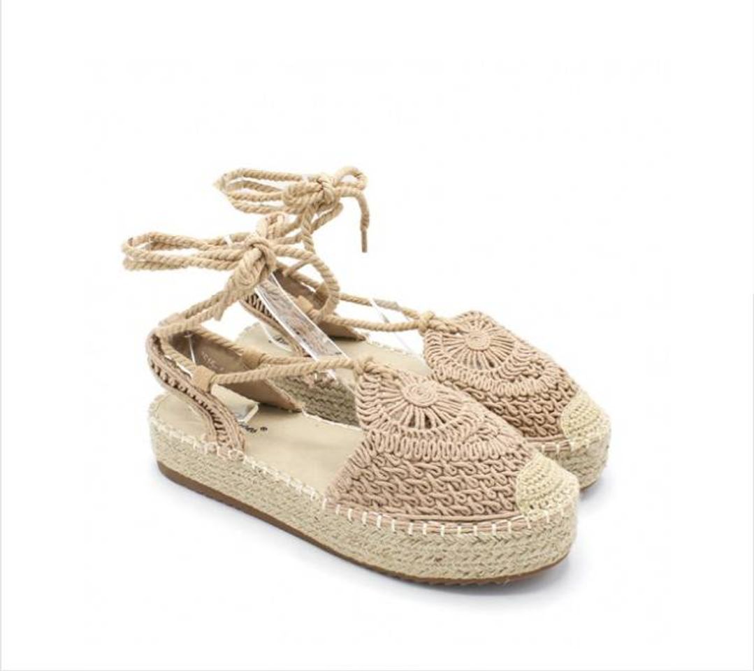 Fashion ALPARAGATA CROCHET TAUPE