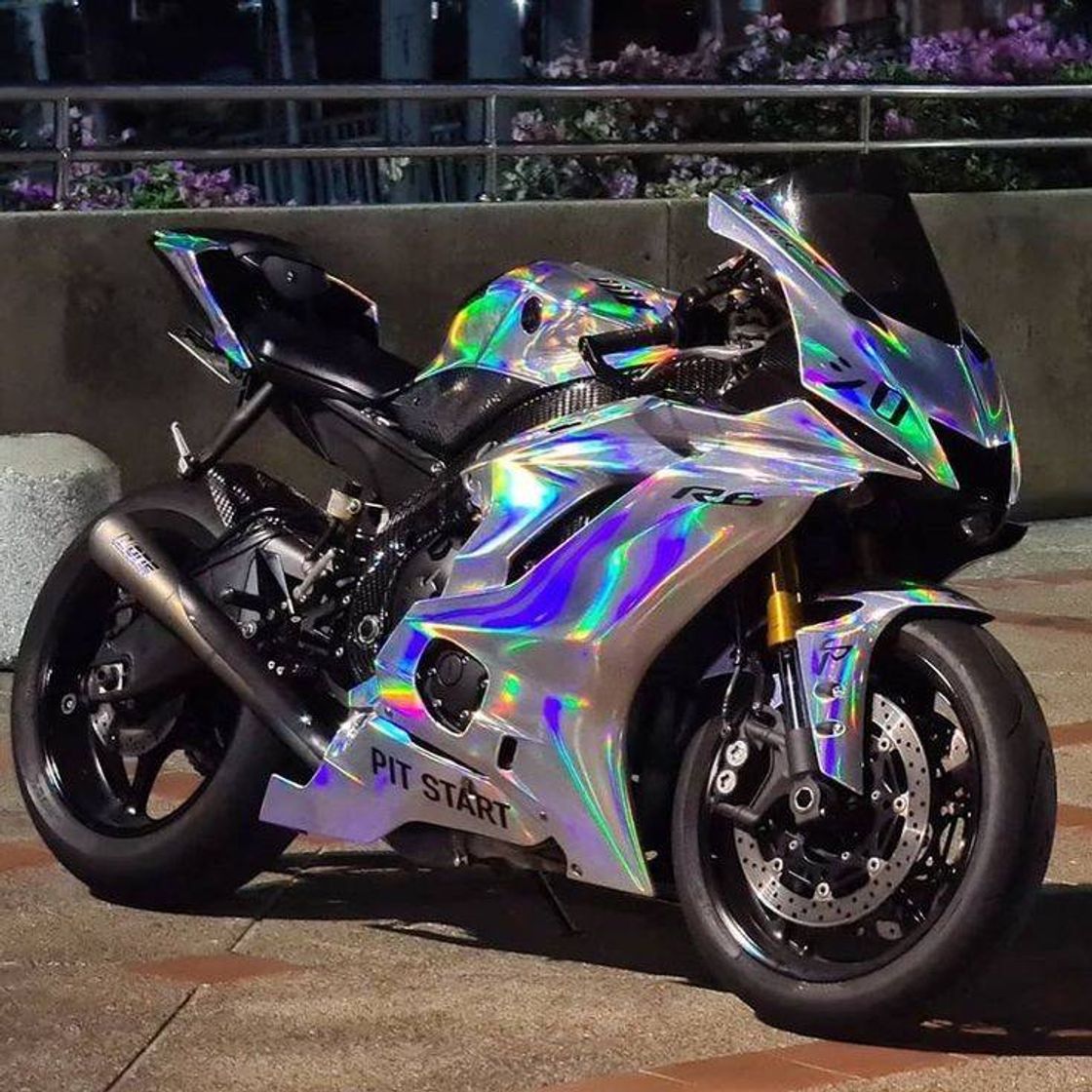 Fashion Moto holográfica